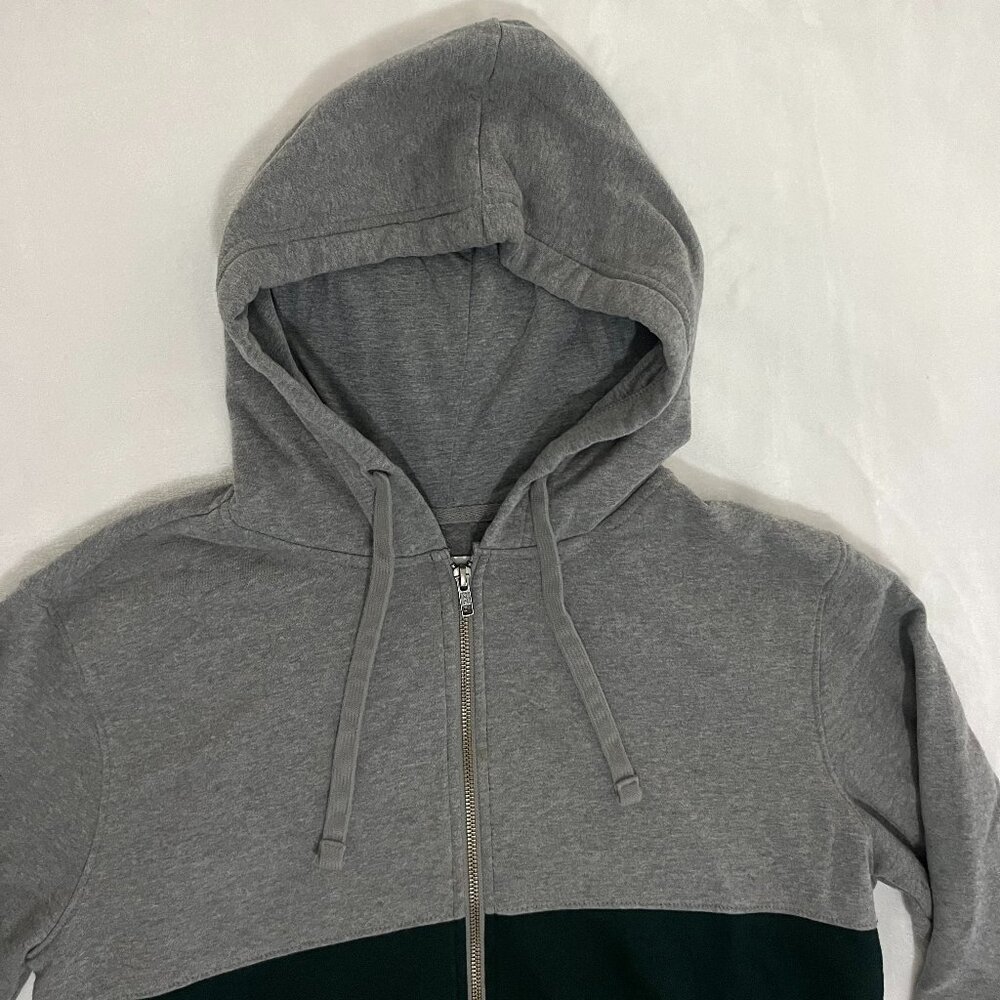 Goodfellow & Co. Men's Size Large Gray / Green Hoodie Sweatshirt - Picture 2 of 7